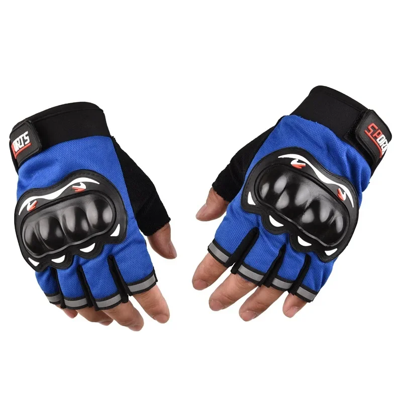 Gants de moto respirants à doigts fermés pour hommes, gants de course, sports de plein air, équitation Crossbike