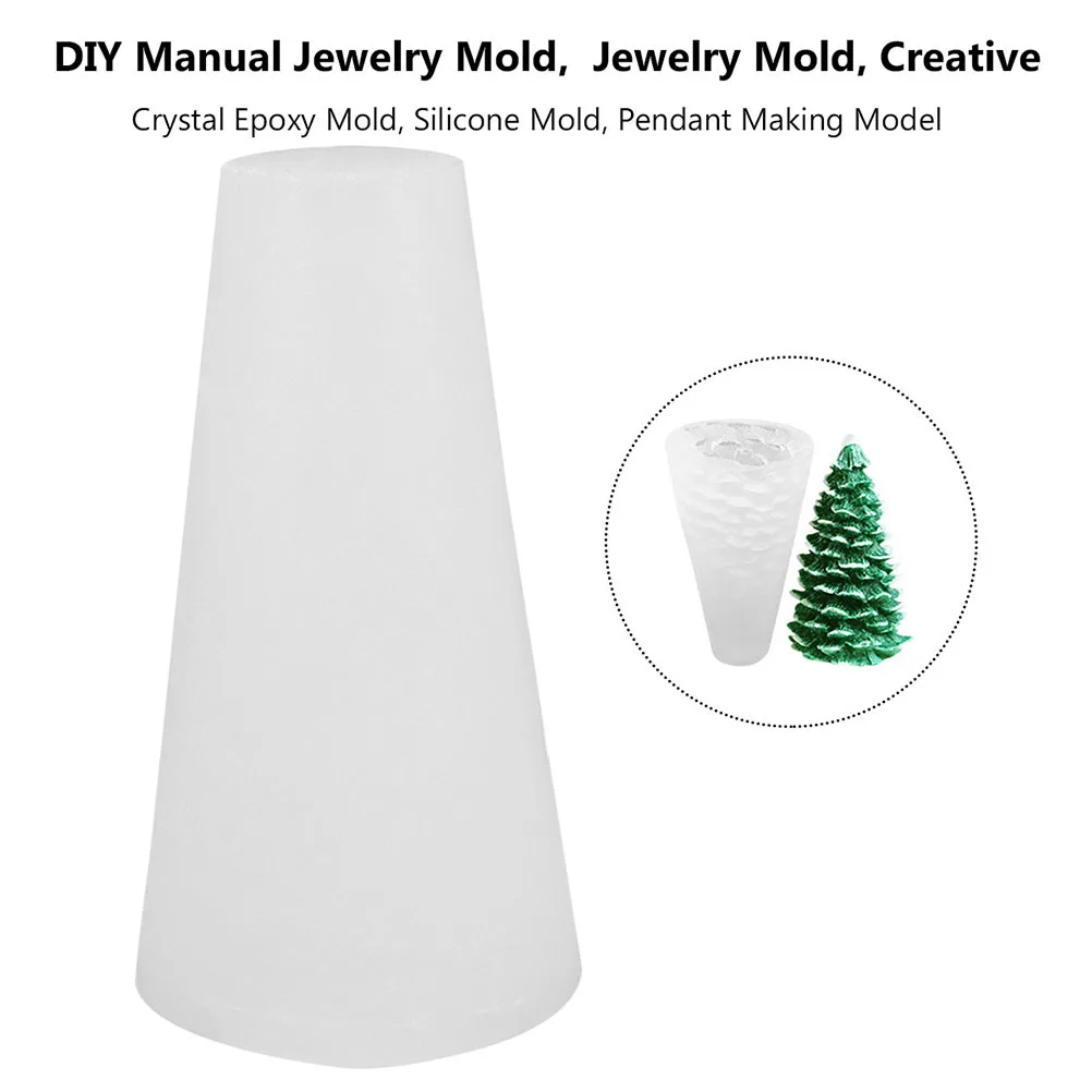 

2Pcs Silicone Mold Christmas Tree Creative DIY Making Molds for Handmade Scented Candles DIY Molds