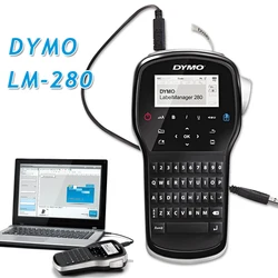 DYMO LabelManager LM280 LM-280 Rechargeable Portable Maker 45013 45010 45023,PC&Mac Connectivity for Home/Office Organization