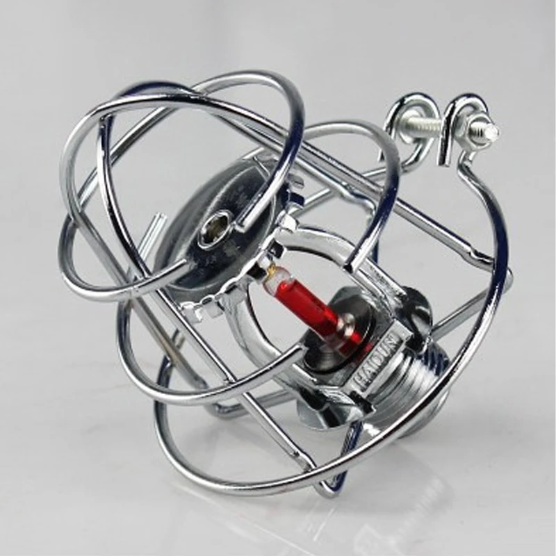 **1Pc  3'' Deep Cage Fire Sprinkler Head Guard Cage Protector Fire Extinguishing System Sprinkler Bracket Protective Shielda