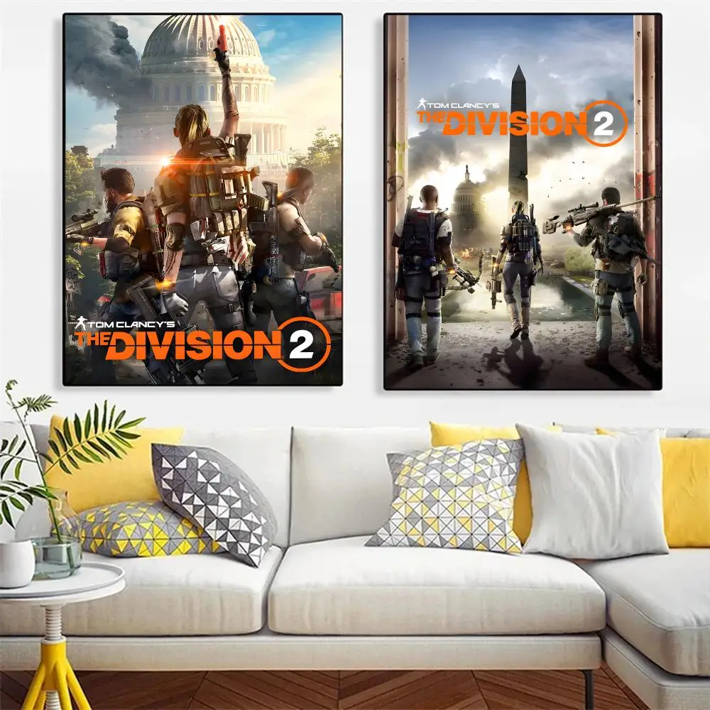 Game T-Tom Clancys The Division Poster Waterproof Canvas Art Wrinkle Free Wall Hanging For Home Living Room Bedroom Decor view 4