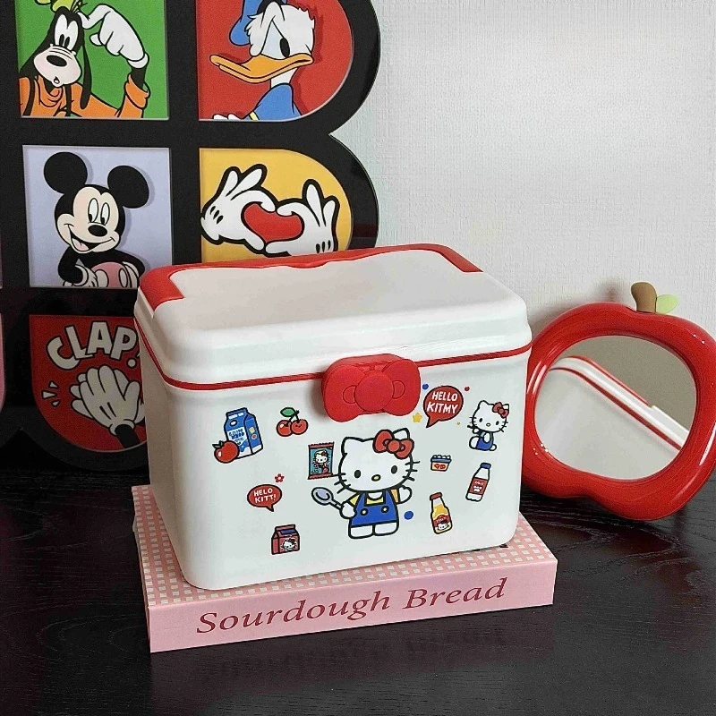 ハローキティ収納ボックス漫画かわいいヘアカードアクセサリー収 - Women Accessories Gift Box のレビューと価格