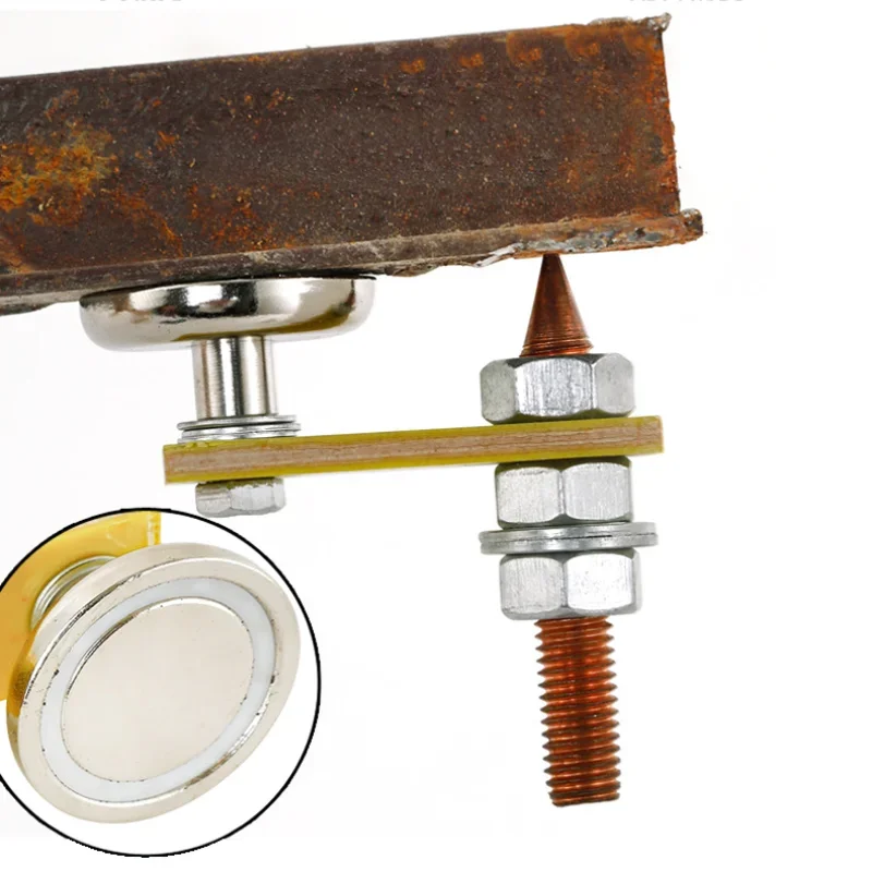 Welding Magnet Head Tail Welding Stability Strong Magnetism Large Suction Single Welding Welder Magnet Head Tools