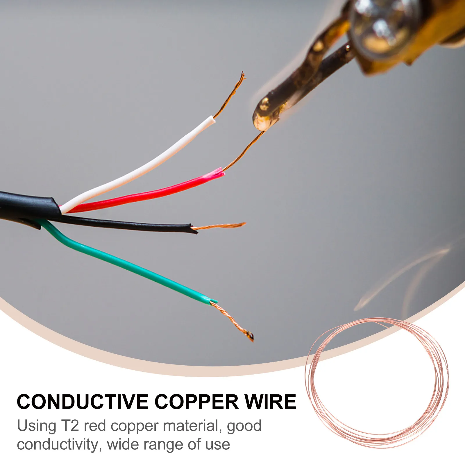 

Медный провод 5 м, 1,5 мм, чистый, неизолированный, токопроводящий, для рукоделия, скульптуры, электропроводки, проектов DIY, изготовления кабелей, термоизоляции