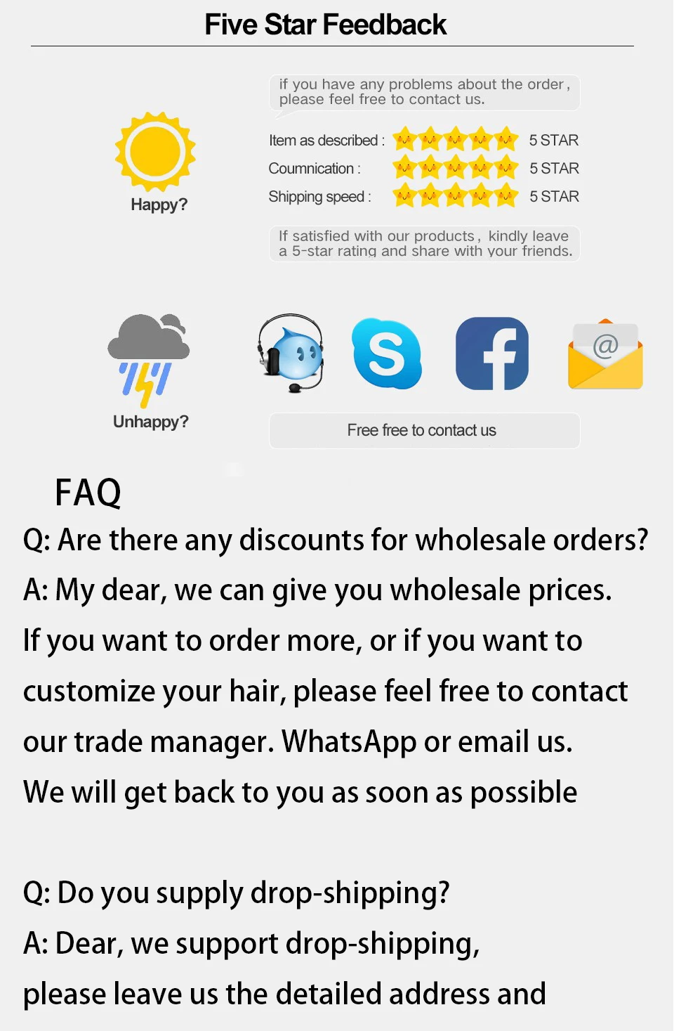 LANSA 7Clips Lange gerade synthetische Clip-on-Haarverlängerungen Cheveux Clip Naturel Hochtemperaturfaser Schwarzbraunes Haarteil – Detail 8