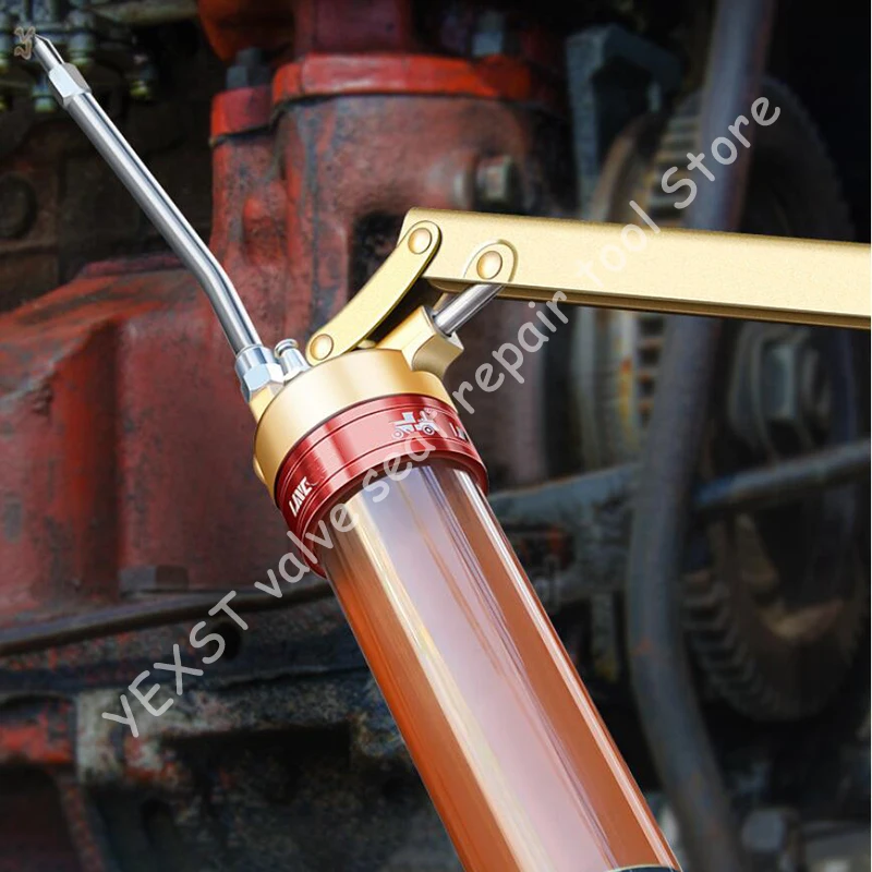 High pressure 600CC oiling gun portable oiler is durable and suitable for adding all kinds of vehicle and boat lubricating oil