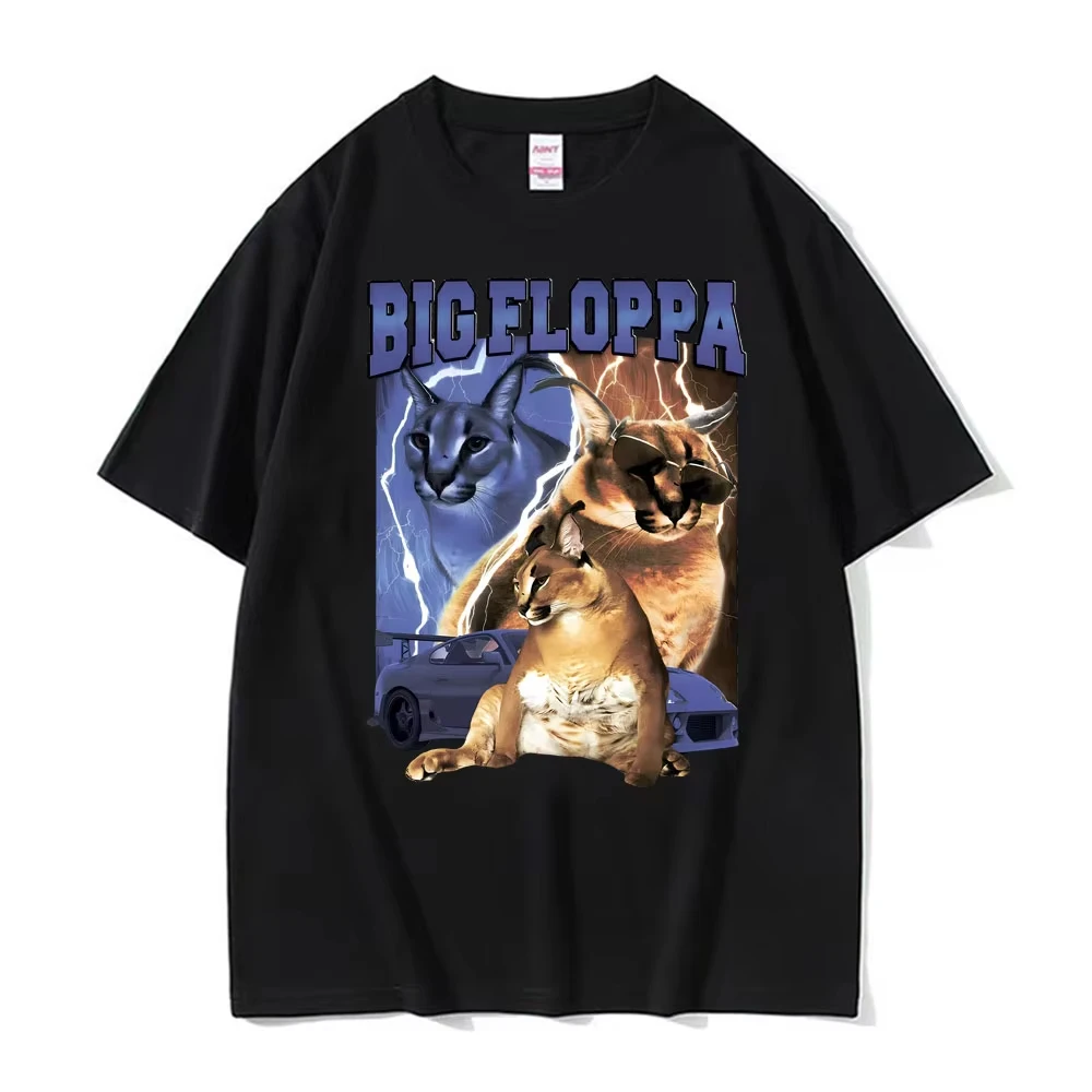 BIG FLOPPA VINTAGE RAP Vintage Print T Shirt Men Women High Quality Hipster T-shirt Streetwear Summer Cool Cotton Loose T Shirts