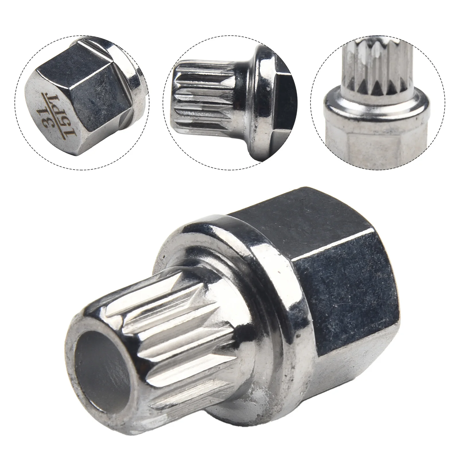 None Wheel Lock Lug Nut Car 31/15PT Car Anti Theft Wheel Lock For BMW Hollow Removal Key Sleeve Key Removal Tool