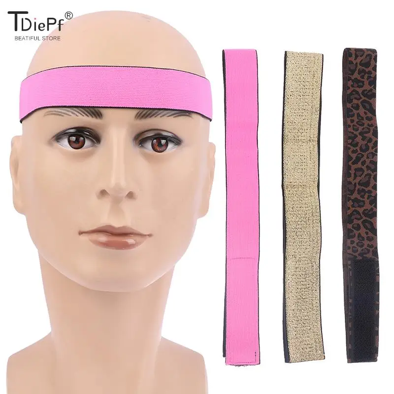 

Elastic Headband With MagicTape Adjustable Wig Band For Fixed Lace Wigs To Lay Edges Grip Band 2.5 /3CM Wig Accossories