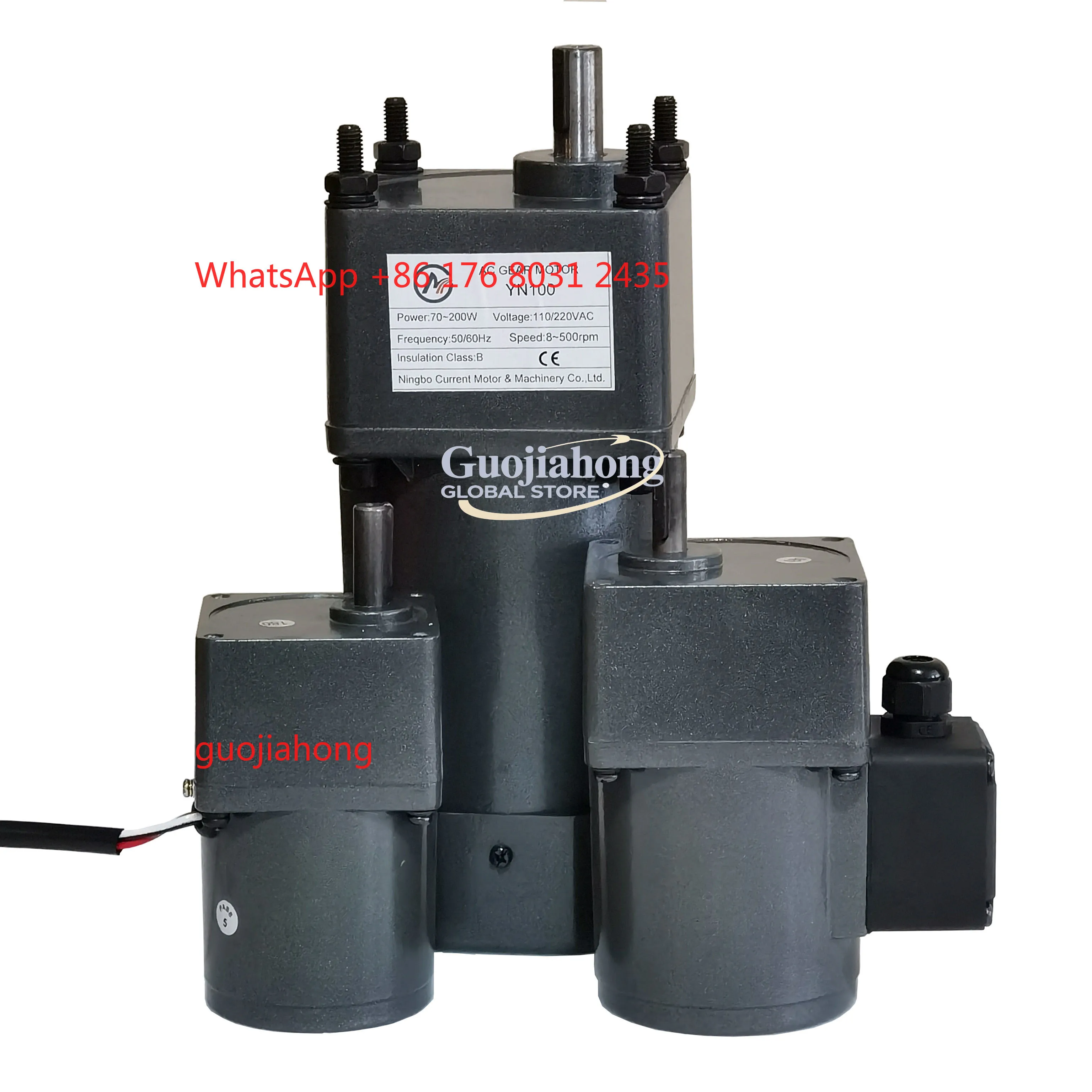 

Diameter 90mm 40/60W Packing Machine / Wood Pellet Fireplace Micro Gear Motor