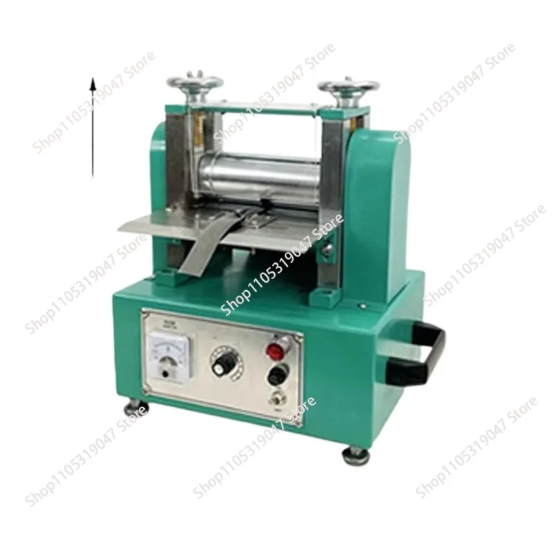 Leather peeling and tape folding equipment, strap and shoulder roller machine