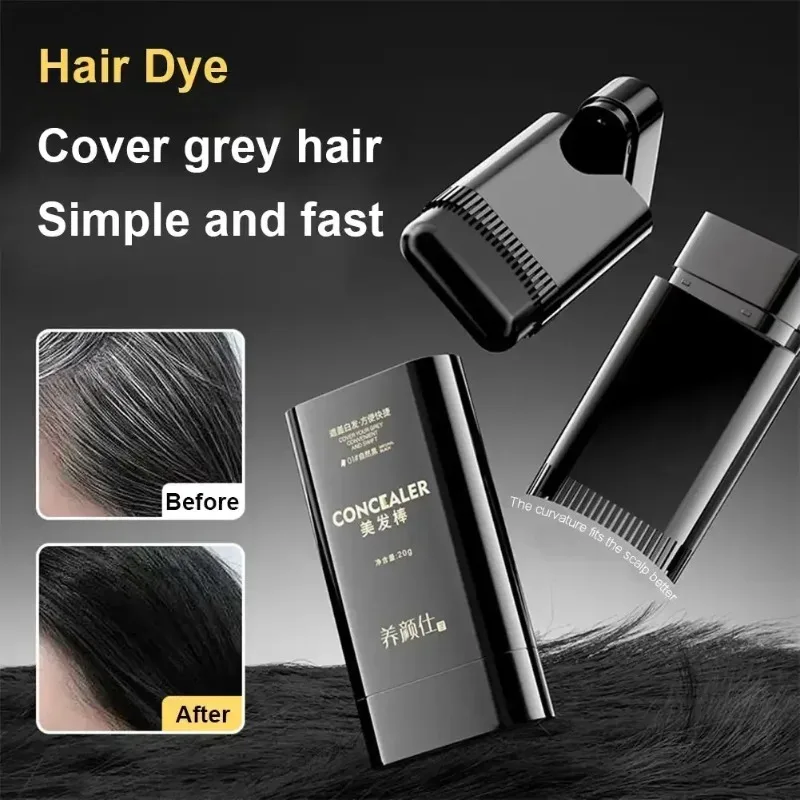 Disposable Hair Color Comb for Temporary Gray Coverage