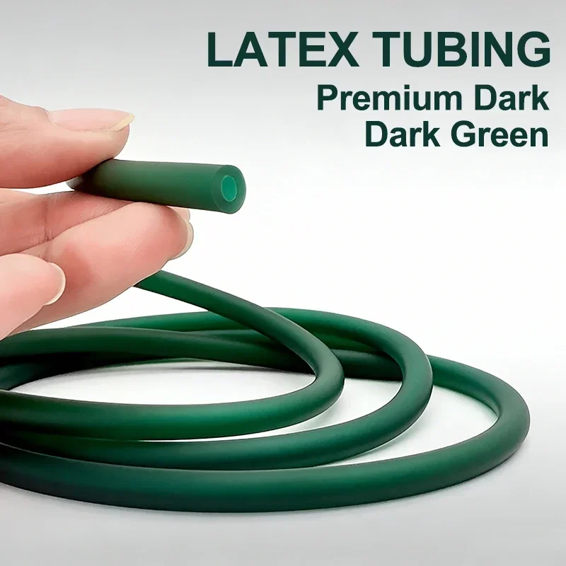 Latex Natural Latex Tube 1636/1836/2040/3060/3080mm Ice Green High Elasticity Rubber Hose Odorless for DIY Slingshot Catapult view 4