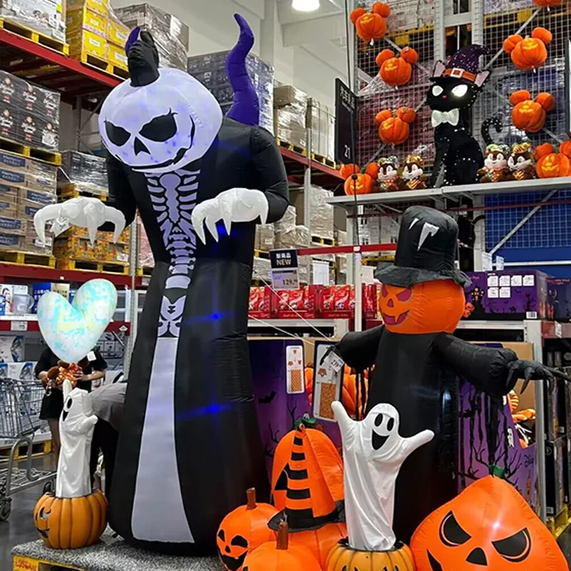 

Надувные украшения для Хэллоуина с воздуходувками, уличный реквизит для квадратных мероприятий для фестивалей и рекламных мероприятий