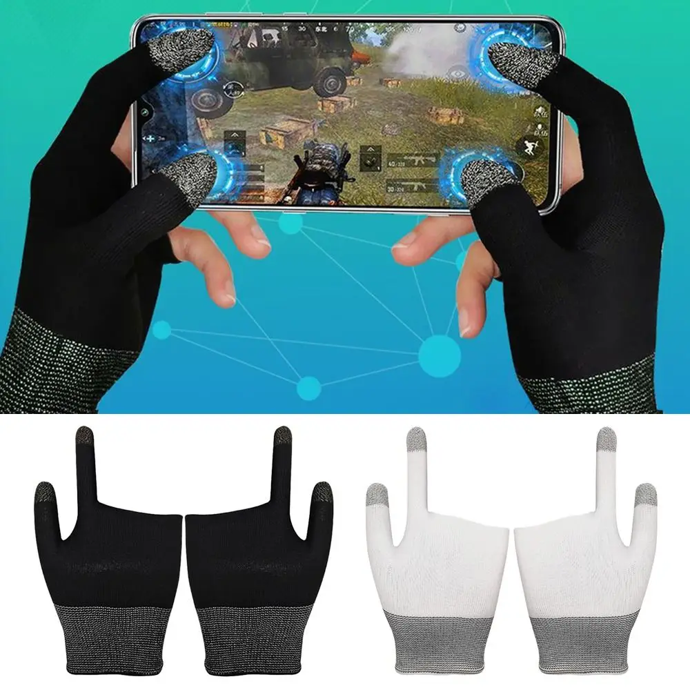 Thumb Sleeve Sweat Proof Finger Sleeves Hand Cover Game Controller Fingertips Gloves Cover Phones Game Controller Gaming Gloves