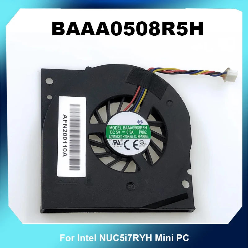Image of BAAA0508R5H P002 DC5V 0.5A 4-Draht-PWM-Kühlventilator für Intel NUC5i7RYH Mini-PC