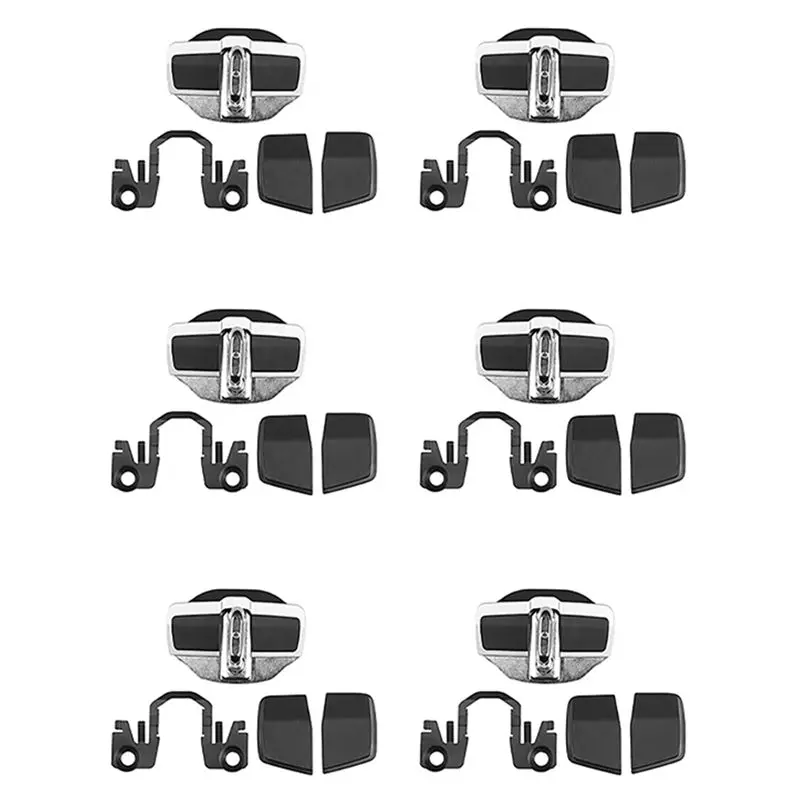 

Practical 6 Sets TRD Door Stabilizer Door Lock Protector Latches Stopper Covers For Toyota Land Cruiser Alphard Vellfire