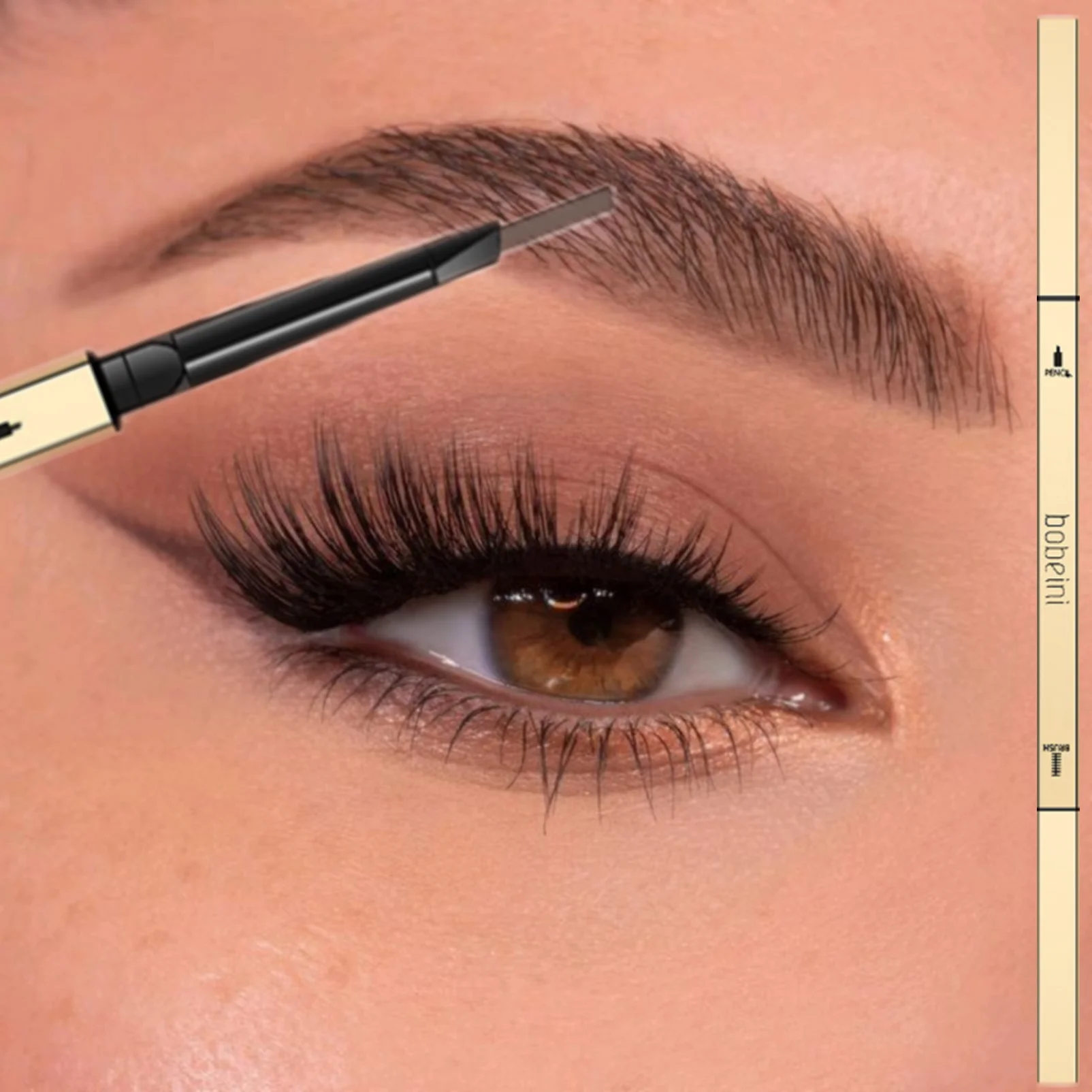 1PC Sweat and Waterproof Eyebrow Pencil - Not Easy To Fade, Easy To Apply, Natural and Wild Brows for A Natural and Bold Look