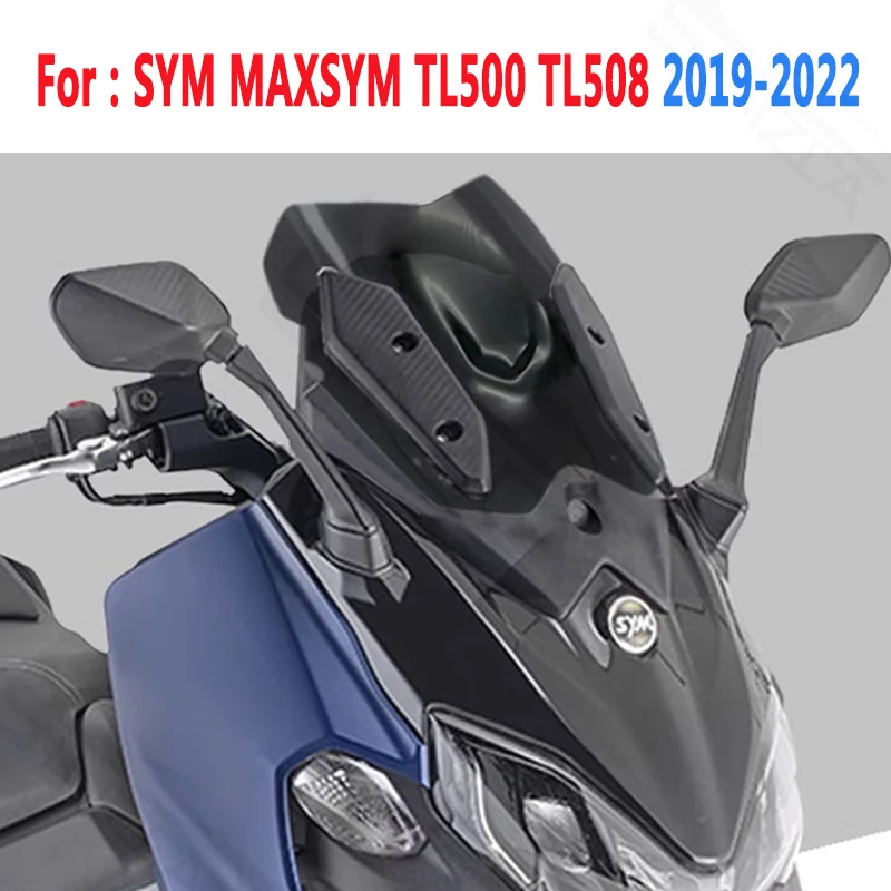 For SYM MAXSYM TL500 TL508 TL 500 508 2019 2020 2021 2022 Sport Windshield Windscreen Wind Deflectors MAXSYMTL 500 508 Black