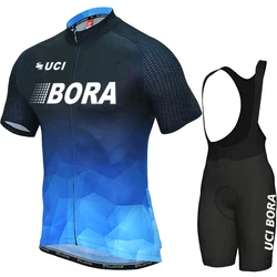 Cycling Uniform Men's Clothing Equipment Shorts Man UCI BORA Costume Bike Jersey Mtb Cycle Spring Summer Suit Bib Clothes 2023