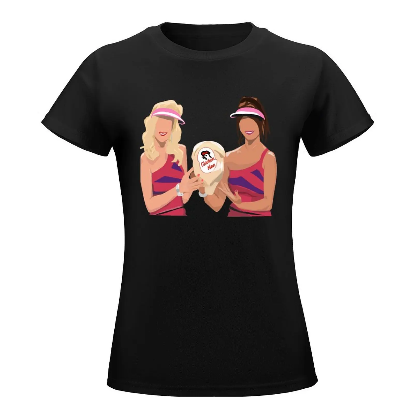 SNL Super Showcase (Maya Rudolph and Kristen Wiig) T-Shirt cute tops Short sleeve tee plain t shirts for Women