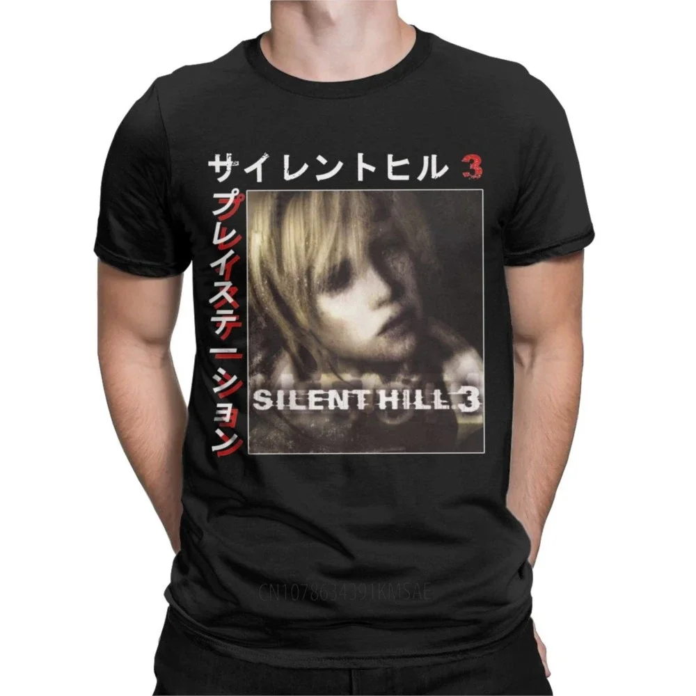 Silent Hill 3 T-Shirt for Men Casual Cotton Tee Shirt Crewneck Short Sleeve T Shirt Plus Size Clothes