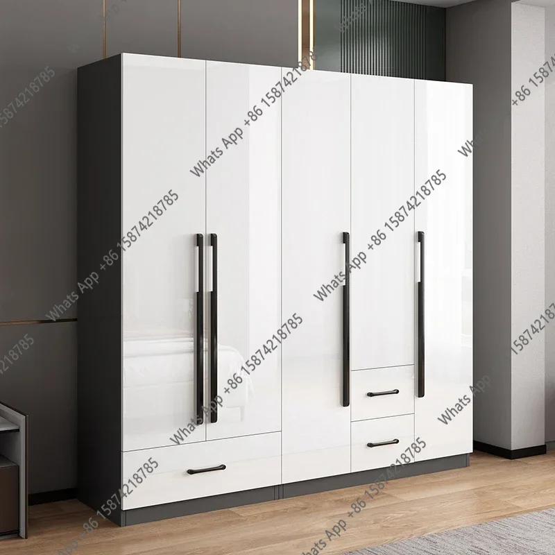 Nuevo Armario de Madera con Cajones para Ropa de Niñas, Almacenamiento para Dormitorio y Apartamento, Ropero Armable