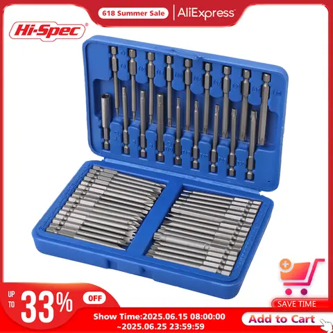 Magnetic Screwdriver Bit Set Hi-Spec