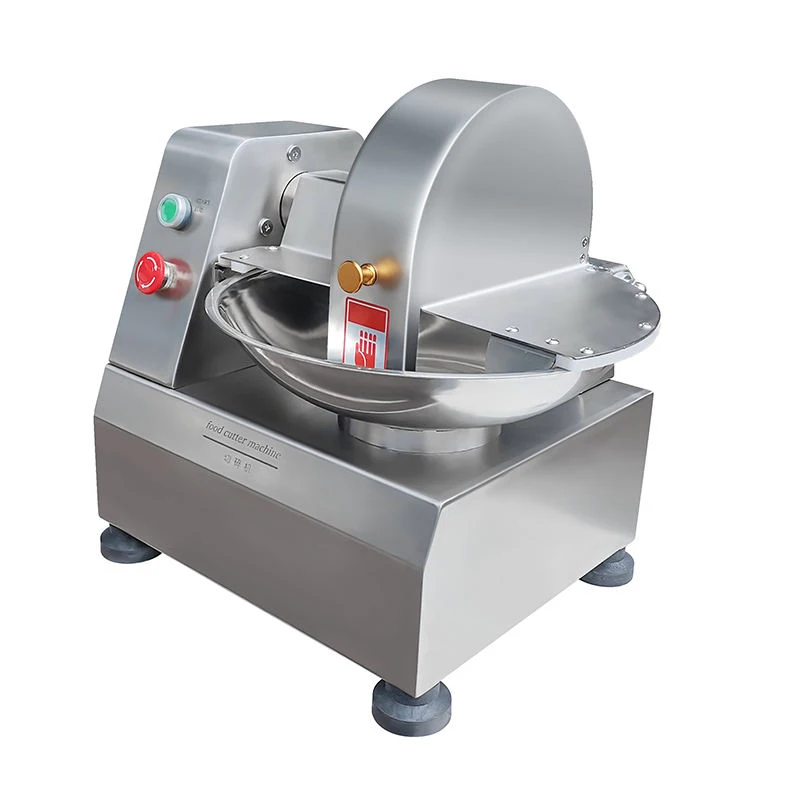 

Commercial Stainless Steel Bowl Cutter 5L Capacity for Vegetable Meat Chopping and Mixing in Restaurant Kitchen