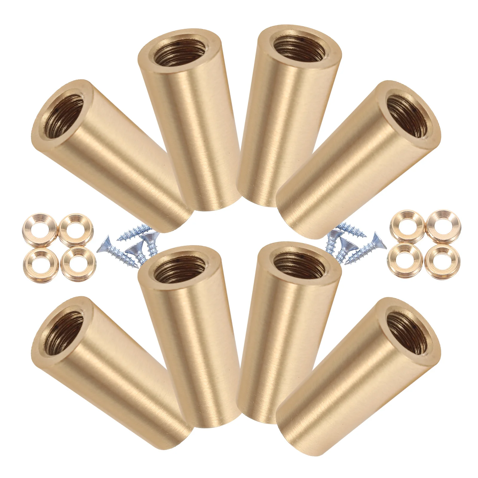 8 шт. вневременные латунные ножки для мебели, разделочная доска, поднос, подставки, ножки, универсальное применение, гладкая отделка, домашний декор