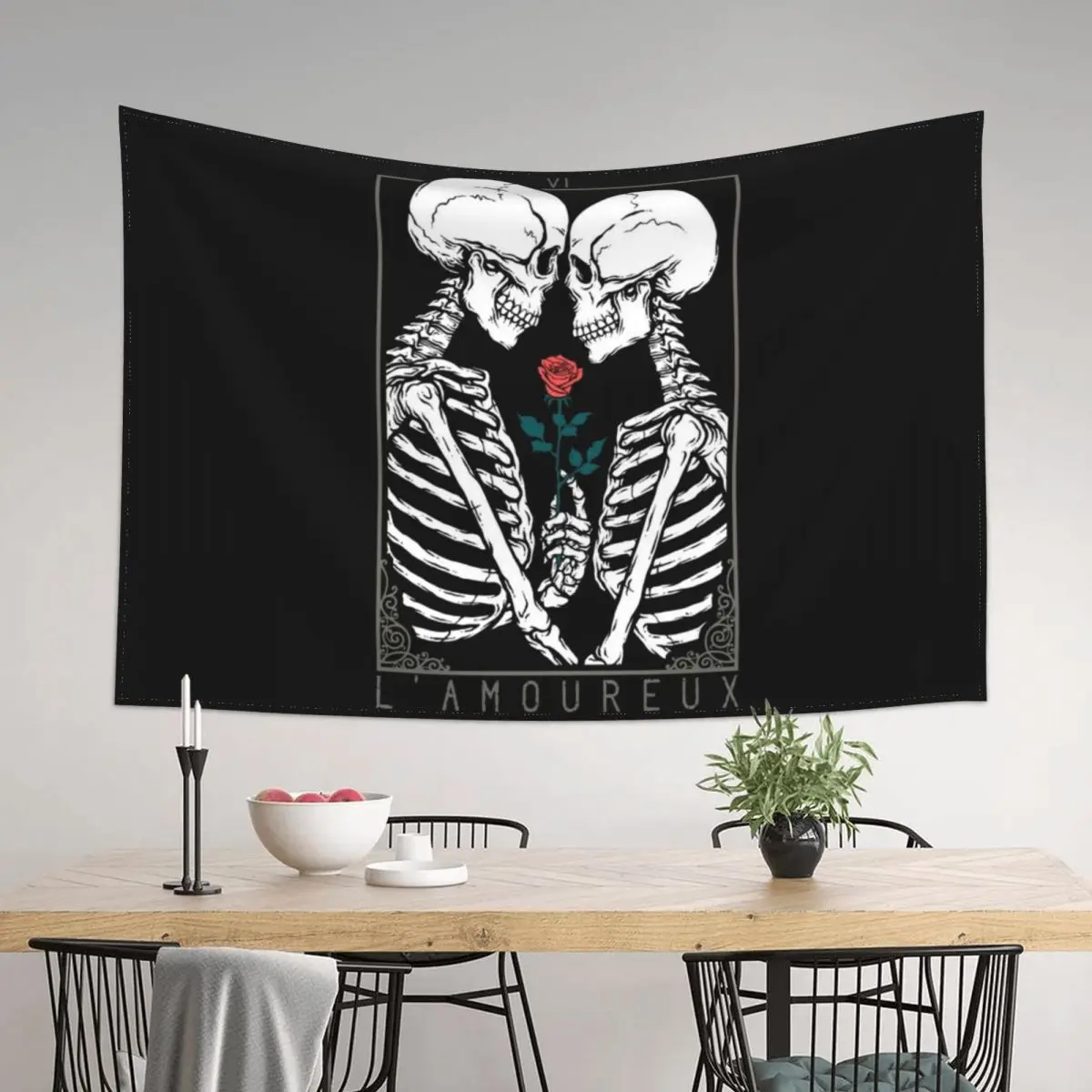 

VI The Lovers Tapestry Tapete For The Wall Home Decoration Accessories Wall Mural Room Decor Korean Style Tapestry