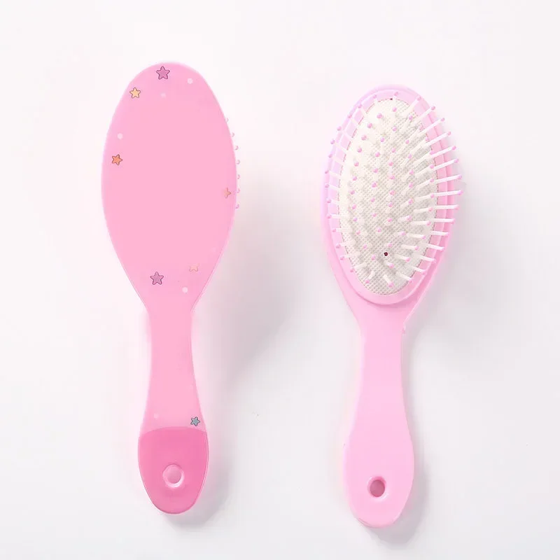 لطيف جديد أنيمي المجمدة مشط Kawaii الأميرة صوفيا وسادة هوائية مشط الشعر الكرتون ميكي فتاة مشط هدايا الأطفال