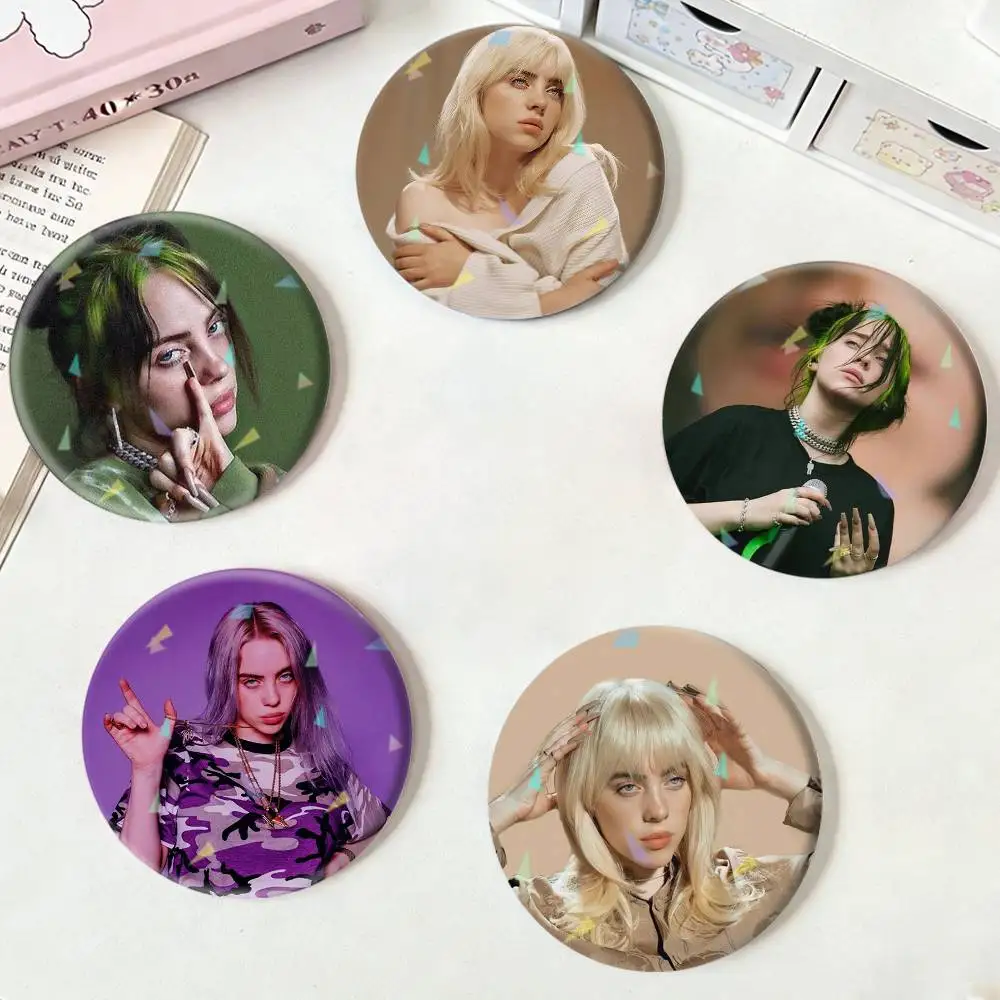 

B-Billie Eilish Badges Niche Design Brooch for Backpack Lapel Pins Creative Accessories