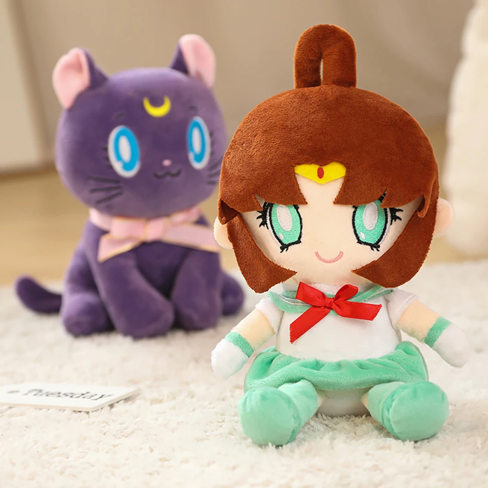 Anime Sailor Moon Plush Toys Tsukino Usagi Kaiou Michi Stuffed Doll Plush Room Car Desktop Decoration Kawaii Plush Birthday Gift