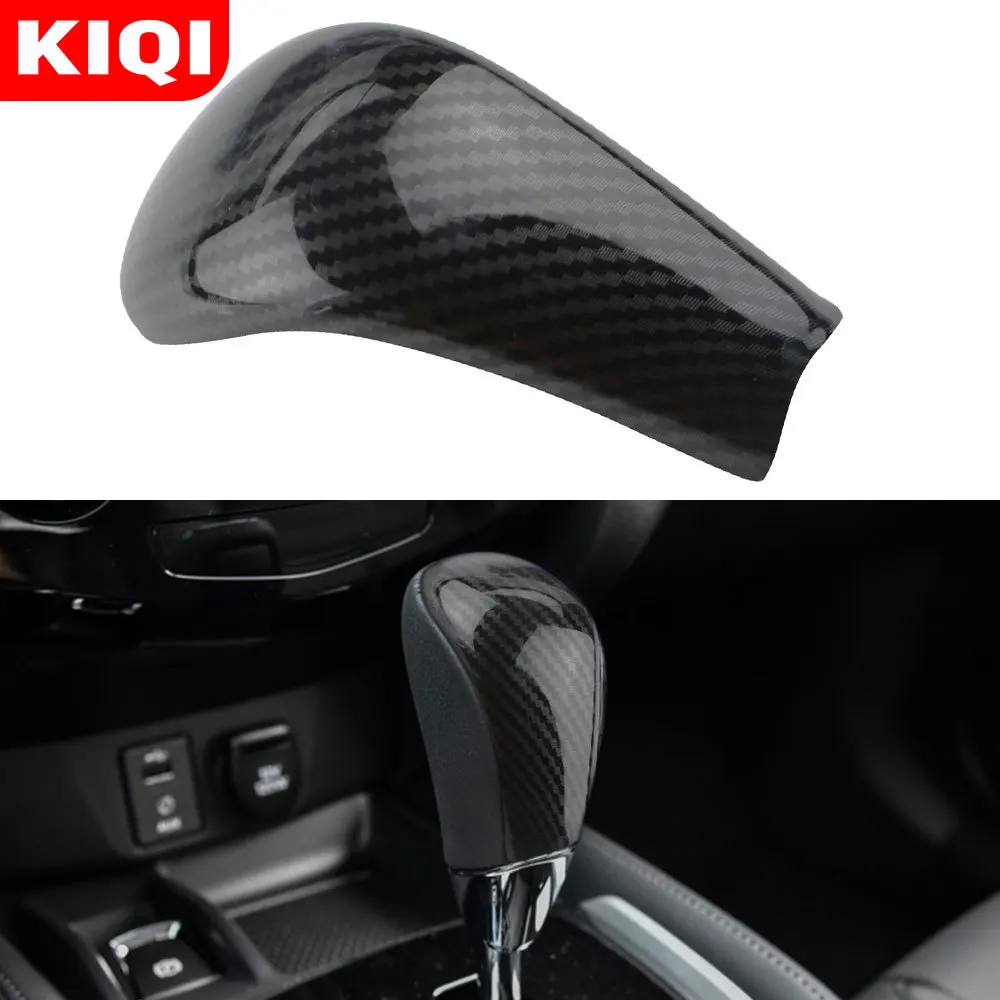 

AT Car Gear Head Cover for Nissan X-trail T32 2014-2019 Qashqai J11 2016-2020 Shift Knob Covers Trim Stickers ABS Car-Styling