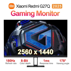 Monitor Xiaomi Redmi G27Q/X27GQ Baru 2025 IPS Gamer PC 27 inci 8-bit Kecepatan Refresh 2560x1440 180Hz Waktu Respons 1 ms Sinkronisasi Adaptif 10 panel 27 inci penjualan terbaik - №