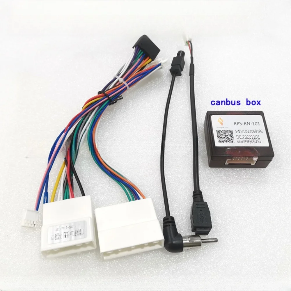 Simple Canbus Box Rp5-RN-101 For Renault Captur/Clio4 /Kadjar (Low Version) Car Radio Wiring Harness Cable Android Multimedia