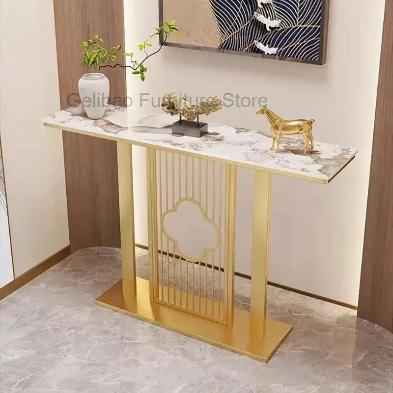 

Aesthetic Trendy Console Table Luxury Beauty Marble Design Console Table Hallway Minimalist Tisch Wohnzimer Home Furniture