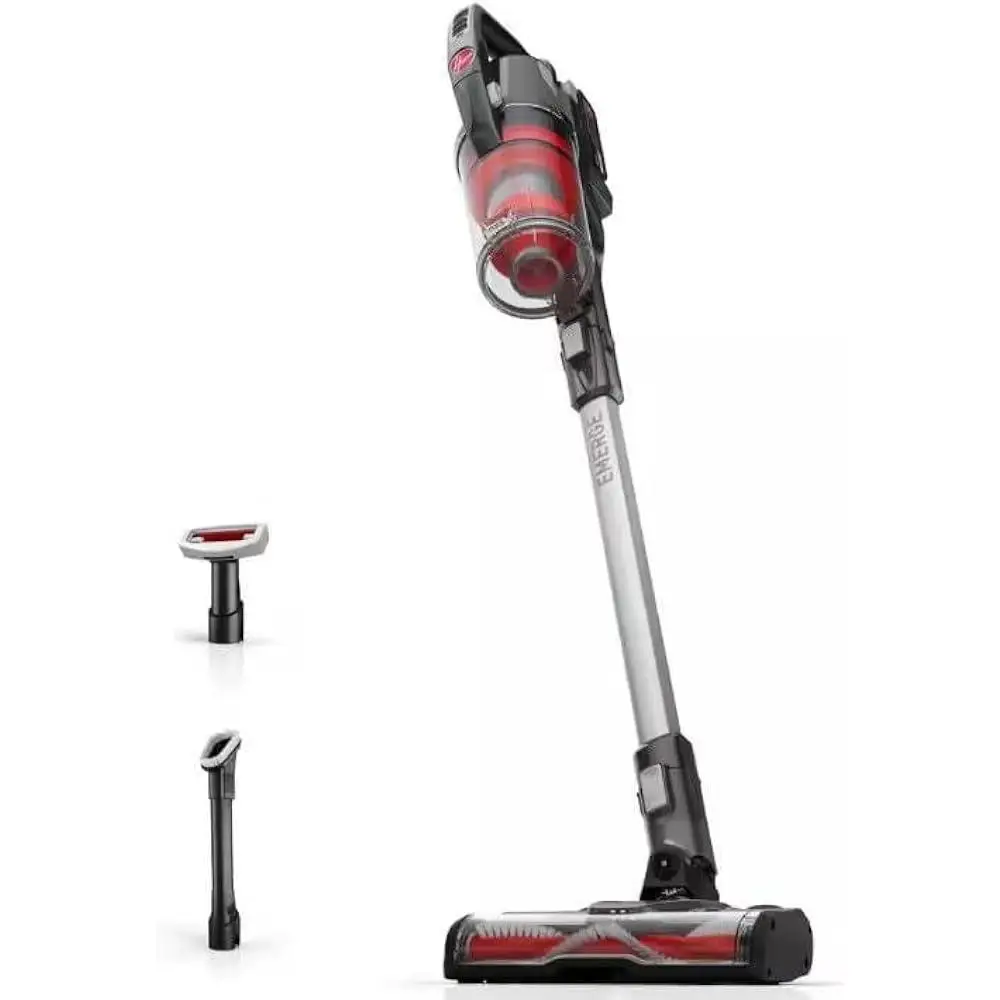 Cordless Stick Vacuum Cleaner Tangle Guard Powerful Cleaning Self-Standing Handheld Lightweight Bagless Easy to Use Carpet Hard