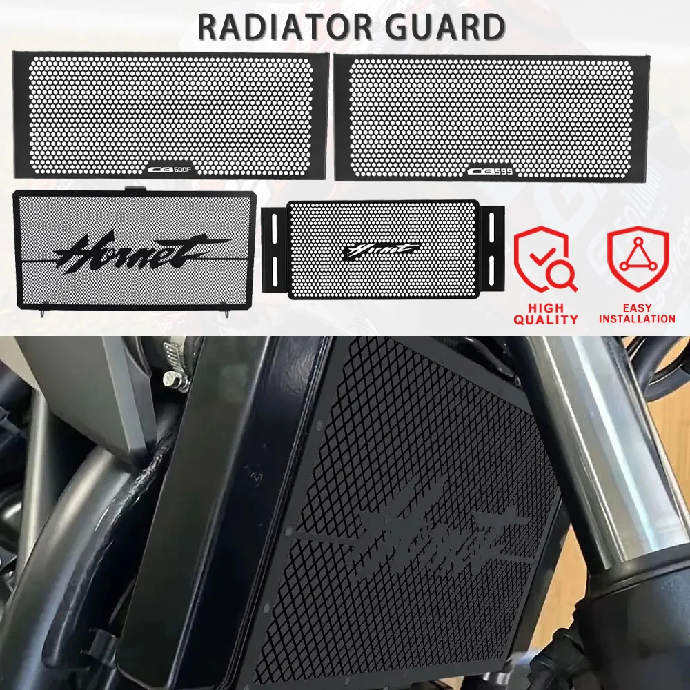 

For Honda CB599 CB600F Hornet 1998-2001 2002 2003 2004 2005 2006 Motorcycle Radiator Guard Grille Oil Cooler Cover Protection