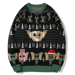 2023 Ugly Christmas Sweater For gift Santa Elf Funny Pullover Womens Mens Jerseys Loose Sweaters Tops Autumn Winter Clothing Top