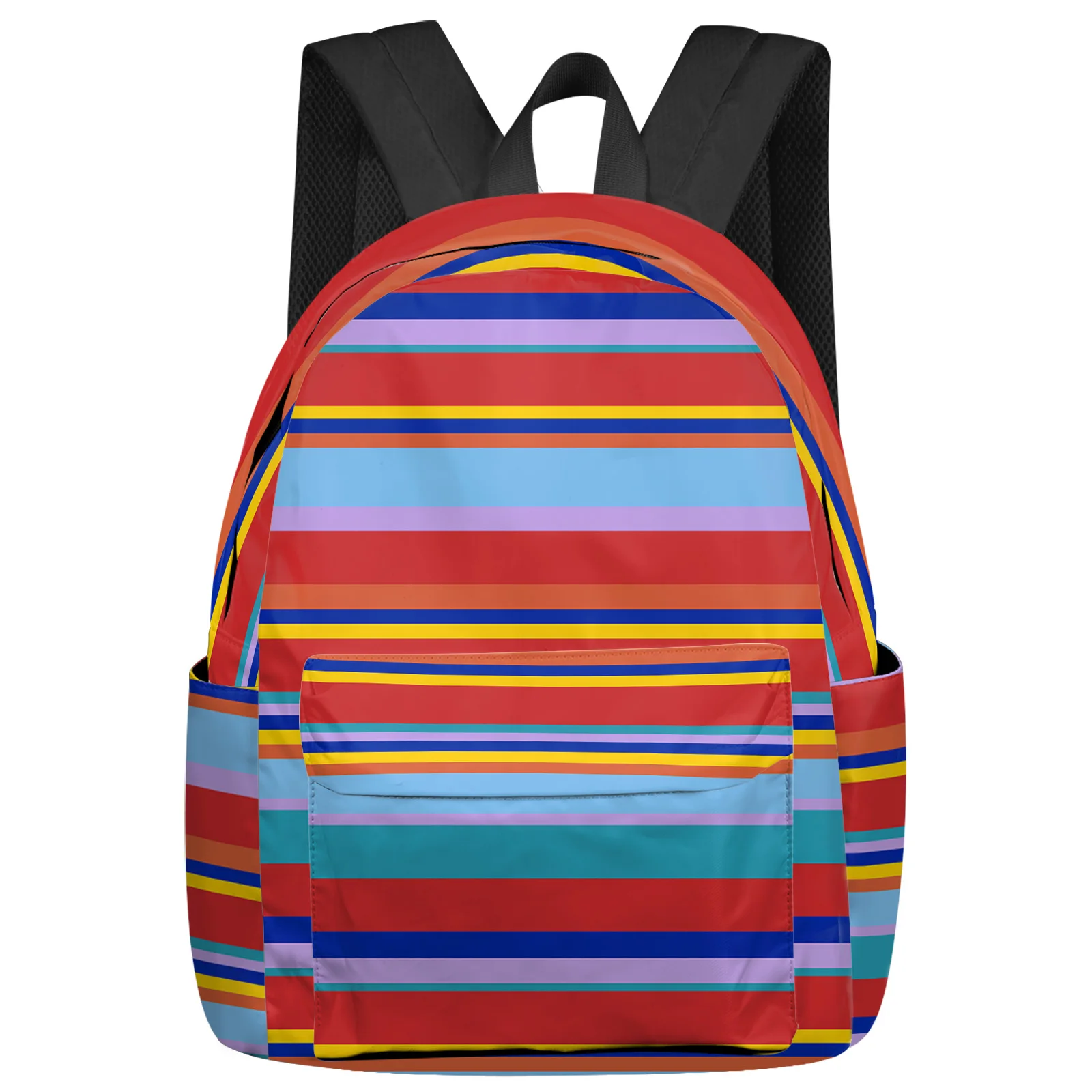 

Mexico Colorful Stripes Feminina Backpacks Teenagers Student School Bags Laptop Custom Backpack Men Women Female Travel Mochila