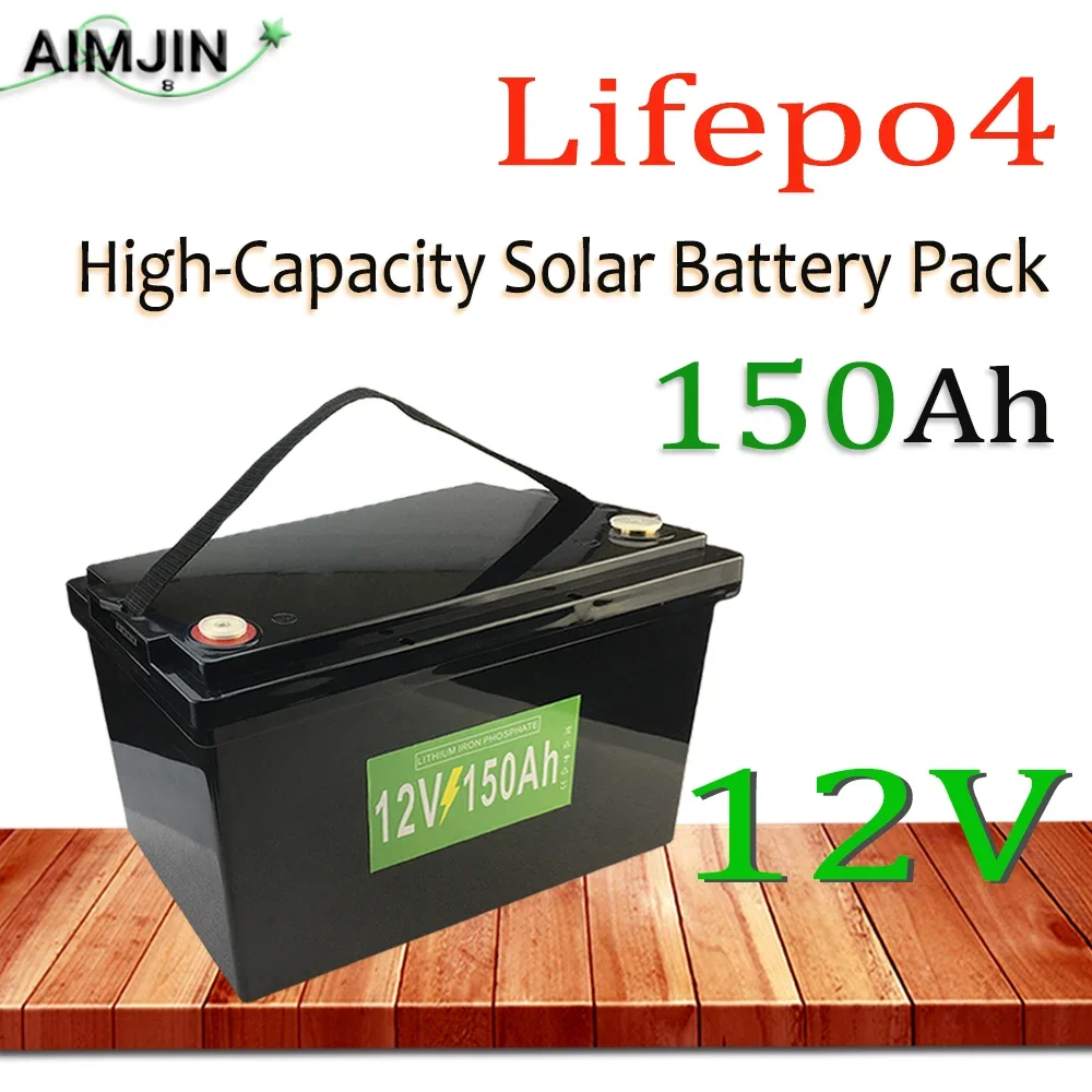 

12V 150AH Special Lifepo4 Battery for RV High Capacity Solar Bed Car Energy Storage Battery Pack