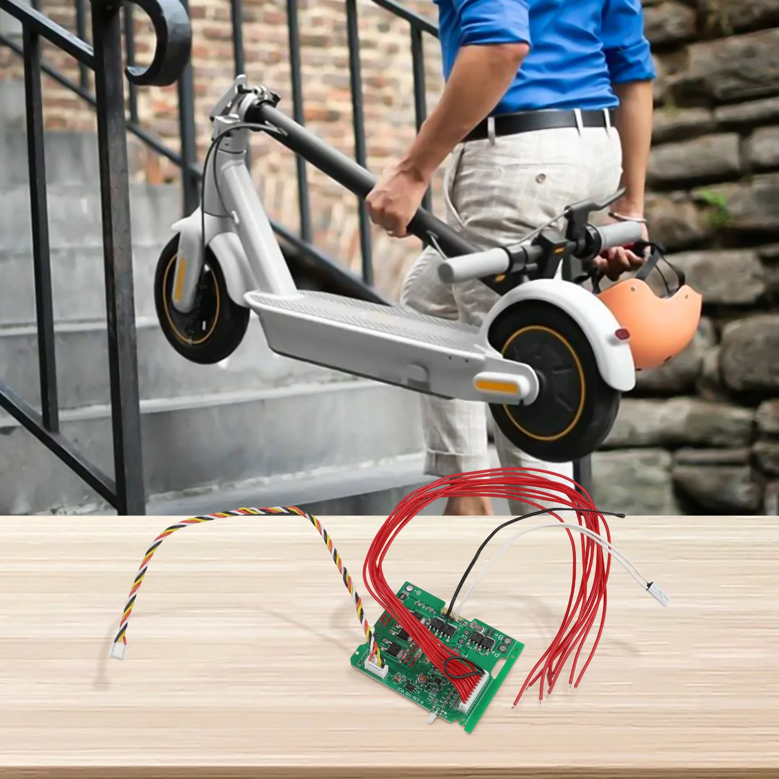 

1 комплект: плата управления аккумулятором, материнская плата для электросамоката Ninebot G30 Max, 9*10*2 см, запчасти