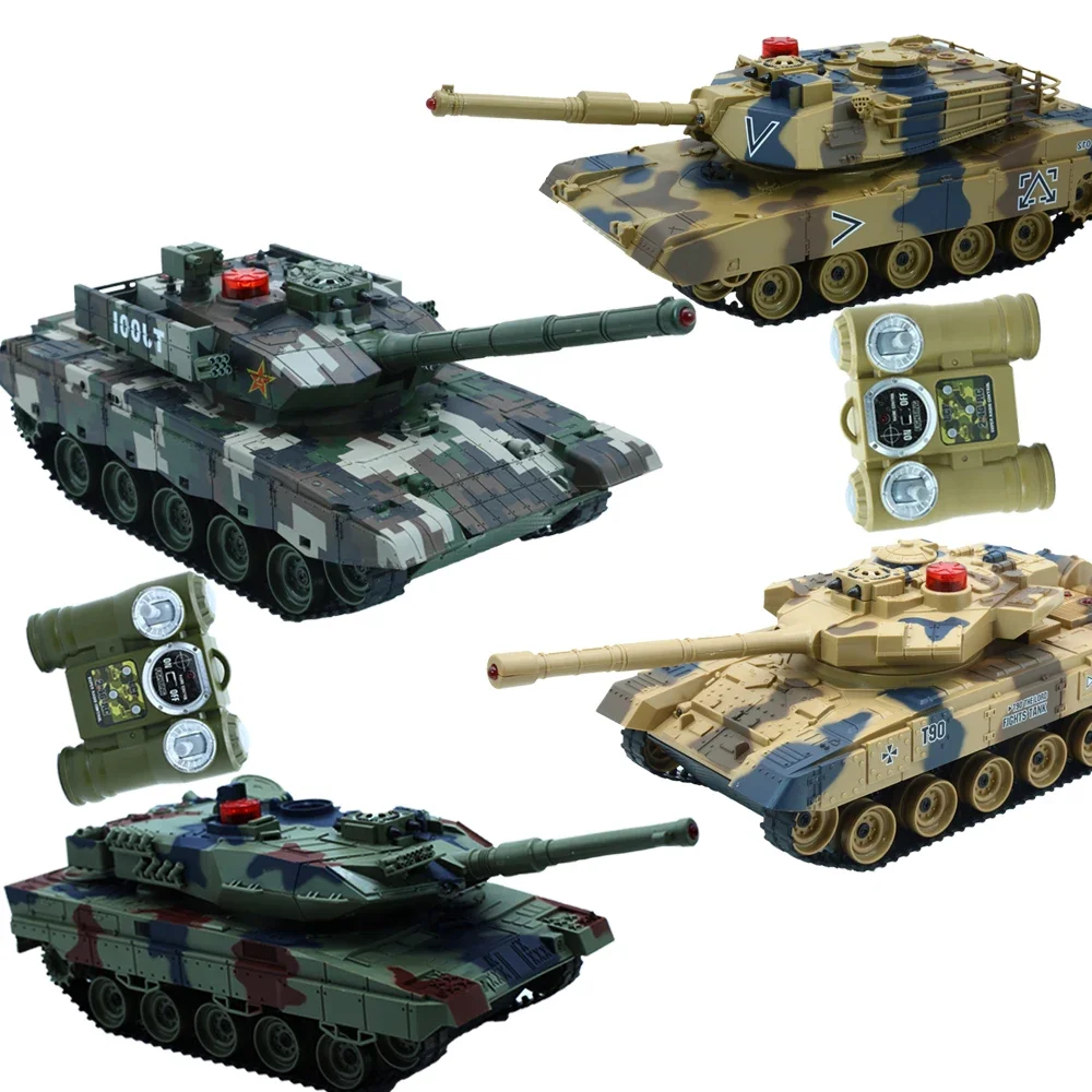 1/24 czołgi RC zdalnie sterowane czołgi wojenne T90 rosja 2.4G sterowanie radiowe kryty zabawki dla chłopców na świeżym powietrzu dla dzieci