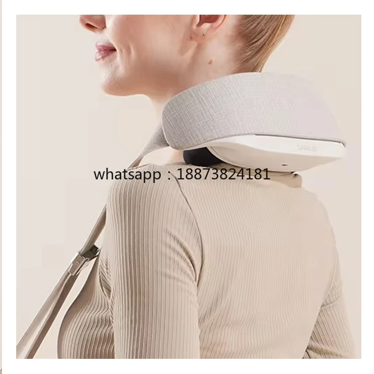 New Electric Portable Neck Shoulder Back Massage Belt With Heat Wireless Function and Remote Control for Body Appl fast shippi