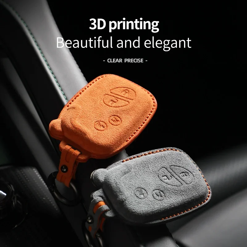 

For Lexus ES240 ES350 RX270 RX350 4 Buttons Smart Remote Protector Keychain Car Key Case Suede Accessories