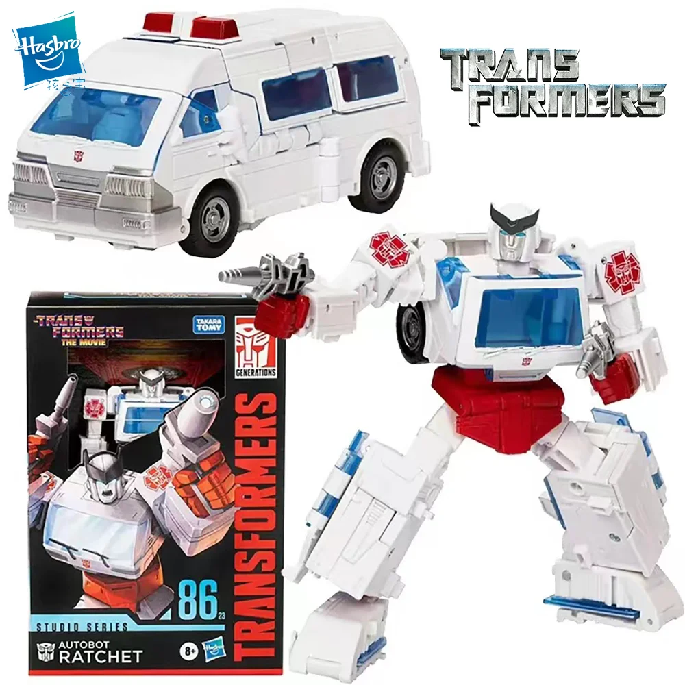 

Hasbro Transformers Series Voyager Class SS86 23 G1 Ratchet 18Cm Ambulance Classic Movies Model Toy Gift Collection Toys