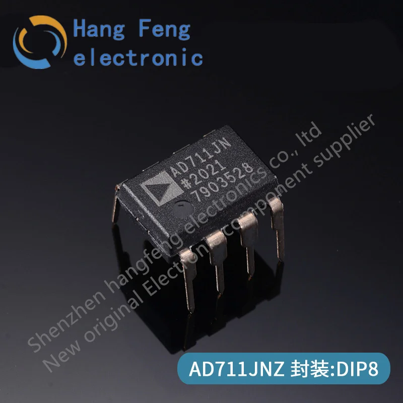 5PCS AD711JNZ mark AD711JN High Precision High Speed Single Op Amp Amplifier DIP8 Is New Original