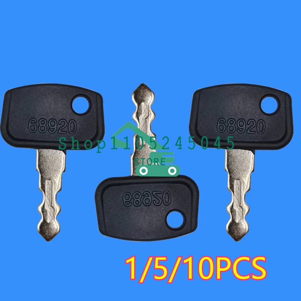 1/5/10PCS New Ignition Keys PL501-68920 for Kubota Heavy Equipment Excavator Construction RTV500 ZD RTV900 B BX F GR T9 W9